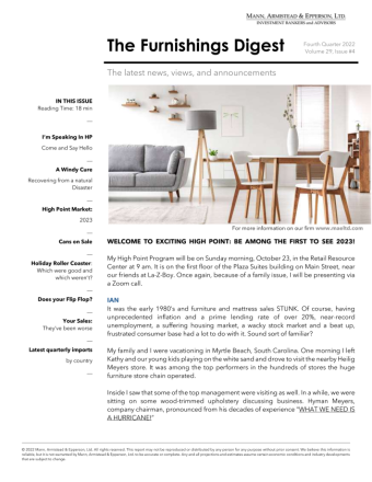 The Furnishings Digest - 4Q22