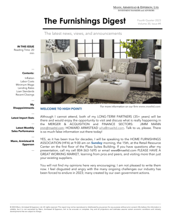 The Furnishings Digest - 4Q23